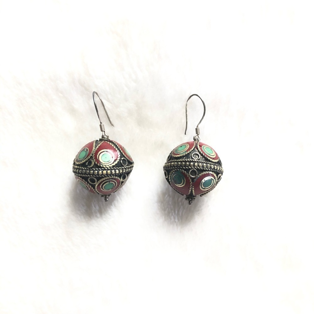 Vintage Indian Dangle Earrings